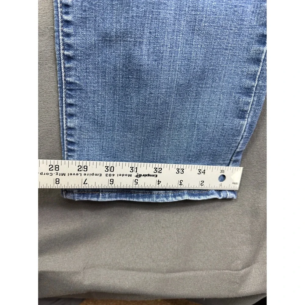 Levis 314 Shaping Straight Jeans Medium Wash Blue Denim 23648-0051 18W M‎
